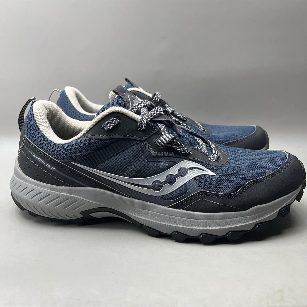 Saucony Excursion TR 16 Trail Running Shoes Men Size 11 Blue Comfort Sneakers